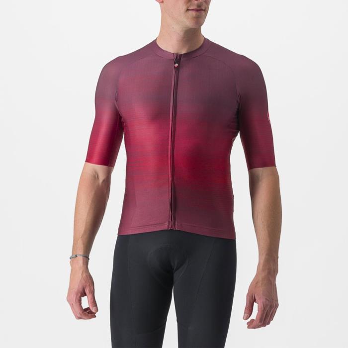 Maglia ciclismo Uomo Aero Race 6.0 Jersey bordeaux