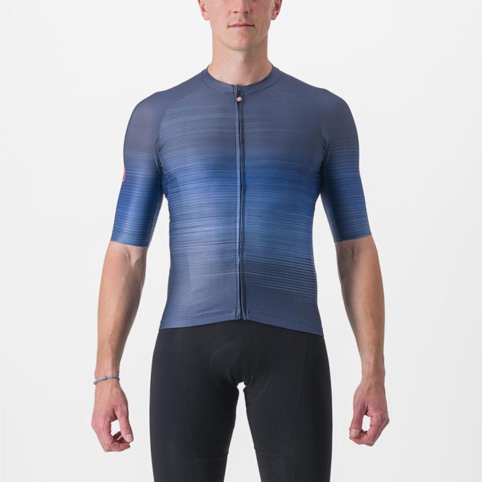 Maglia ciclismo Uomo Aero Race 6.0 Jersey Belgian Blu