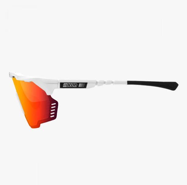 Occhiale Ciclismo Aeroshade Kunken White Multimirror Red