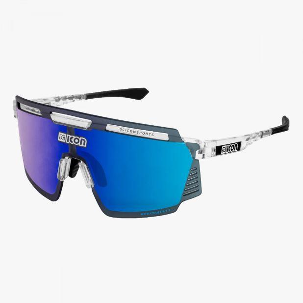 Occhiali Ciclismo Aerowatt Crystal Multimirror Blue Scicon