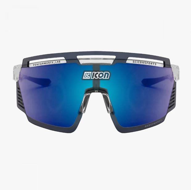 Occhiali Ciclismo Aerowatt Crystal Multimirror Blue Scicon