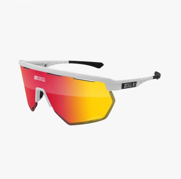 Occhiale Ciclismo Aerowing White Multimirror Red Scicon