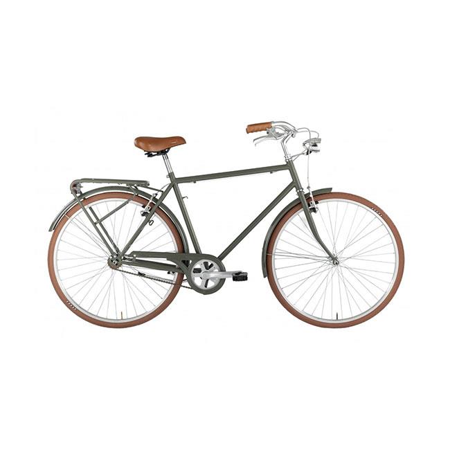 Bicicletta Ciclo Sporting 28 uomo 1v acciaio Verde militare