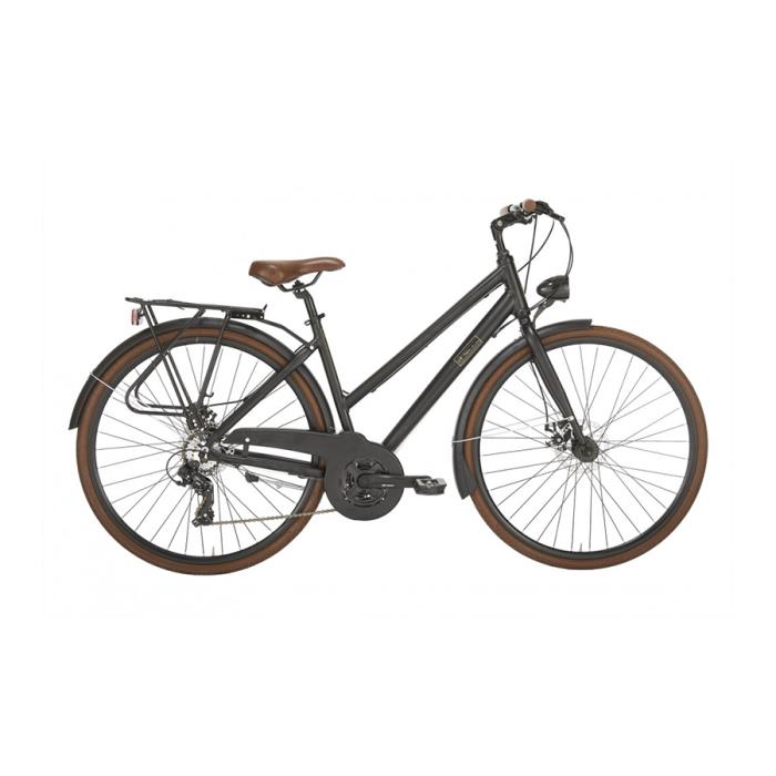 Bicicletta Ciclo Comfort Trk Lady 28" Nero