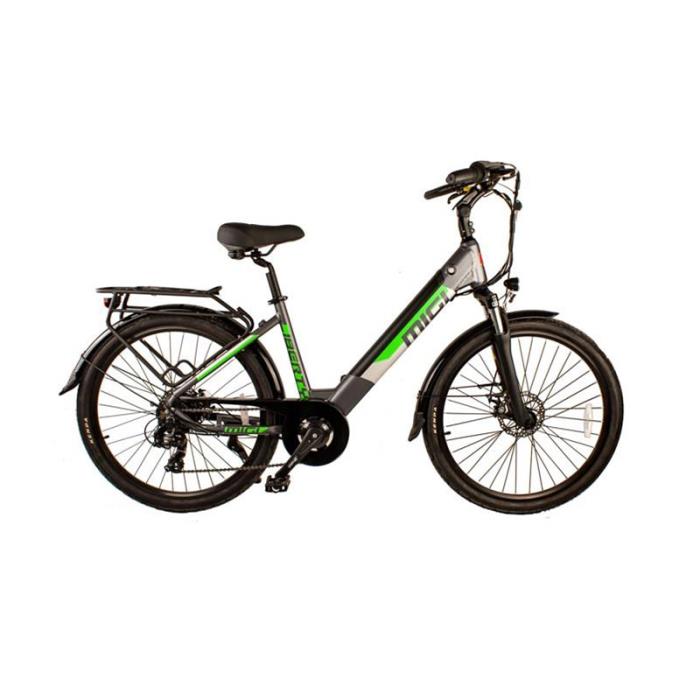 E-City Bike Liberty Grey/Green
