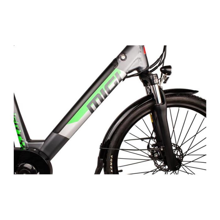 E-City Bike Liberty Grey/Green