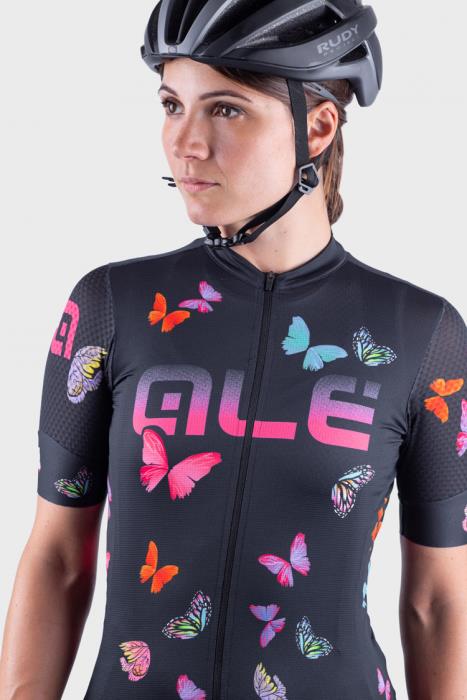 Maglia ciclismo Pr-R Butterfly Black