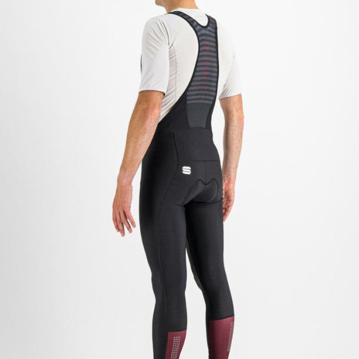 Calzamaglia Ciclismo Classic Bibtight Black/Red Wine