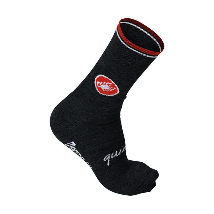 Calze ciclismo Quindici S Merino Sock Nero 