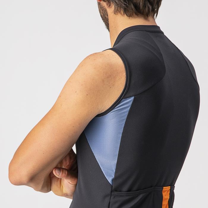 Canotta ciclismo Entrata VI Sleeveless Black/Blue