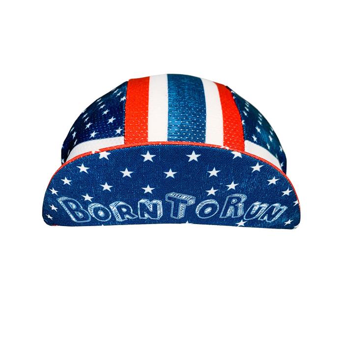 Cappellino ciclismo "Born to Run"