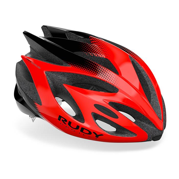 Casco bici Rush Red - Black Shiny