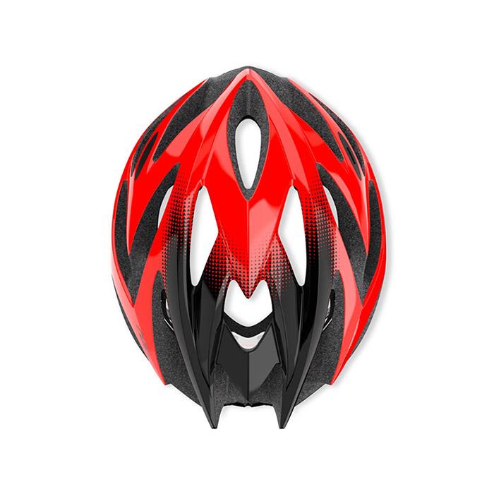 Casco bici Rush Red - Black Shiny