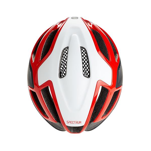 Casco bici Spectrum White/Red/Black Matt/Shin