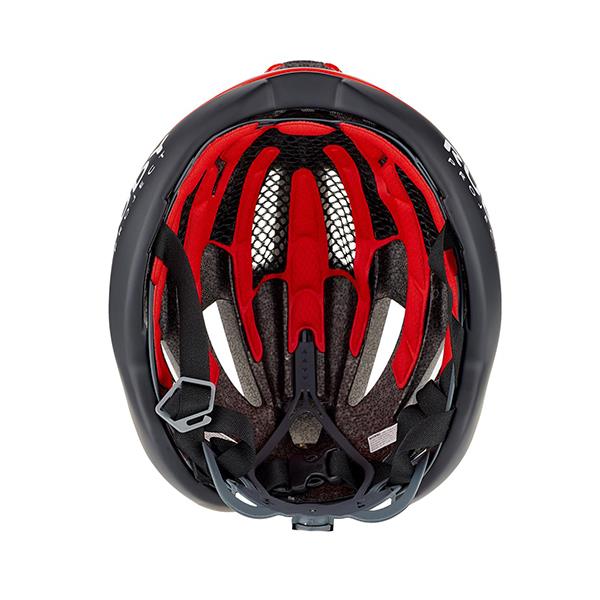 Casco bici Spectrum White/Red/Black Matt/Shin