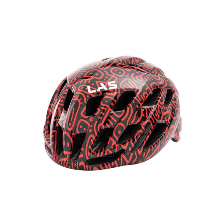 Casco bici Las Xeno Art Black/Red