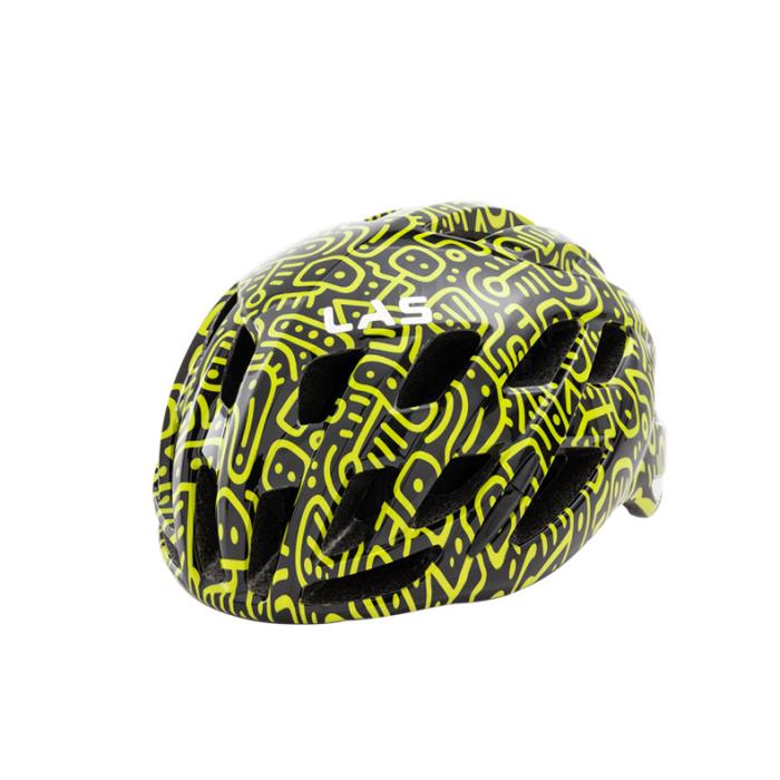 Casco bici Las Xeno Art Black/Yellow