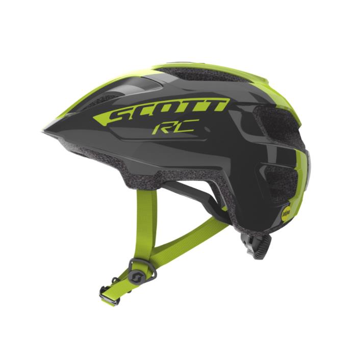 Casco bici JR Spunto Black/Radium Yellow RC