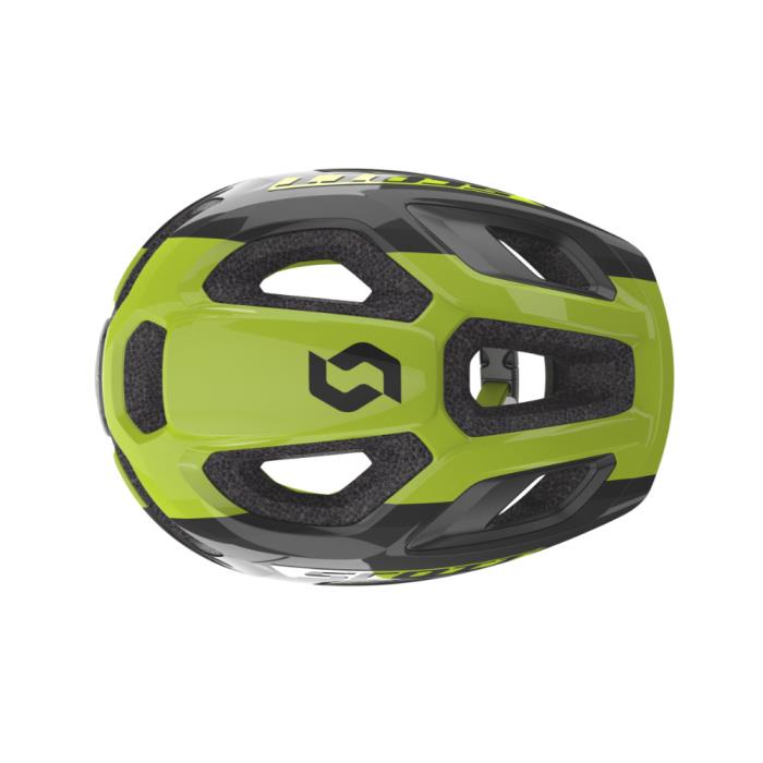 Casco bici JR Spunto Black/Radium Yellow RC