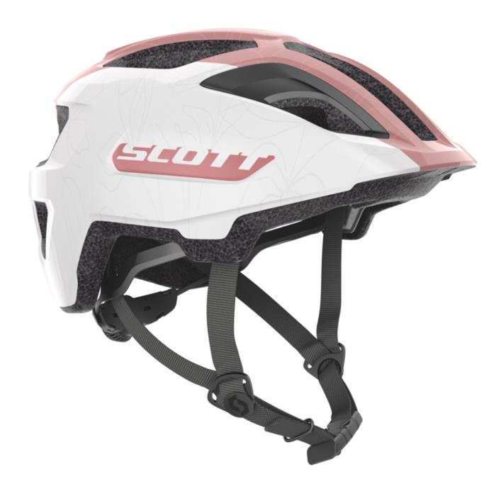 Casco Scott JR Spunto Pearl White/Light Pink