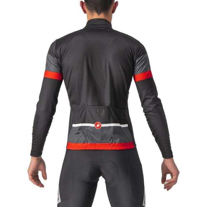 Maglia Termica ciclismo Passista Jersey Nero/ Grigio