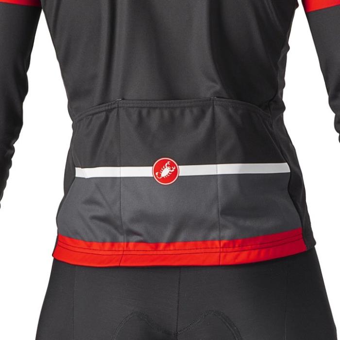 Maglia Termica ciclismo Passista Jersey Nero/ Grigio
