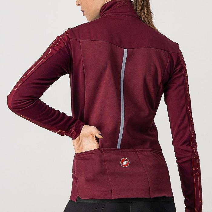 Giacca Invernale Ciclismo Transition W Jacket Bordeaux/Brilliant Pink - taglia S