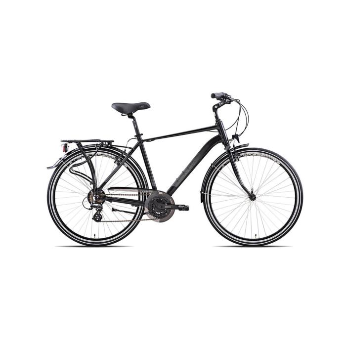 City Bike College Uomo Comfort Nero/Grigio - taglia M