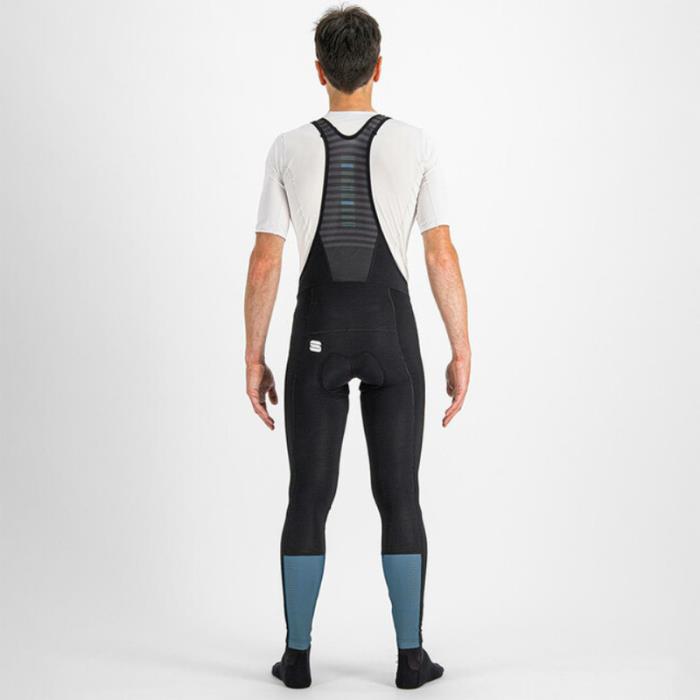 Salopette ciclismo Classic Bibtight Black Blue Sea