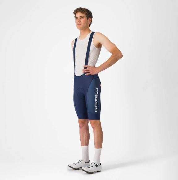 Salopette Ciclismo Castelli Competizione 2 Bibshort Belgian Blu