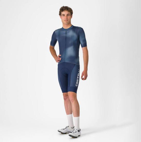 Salopette Ciclismo Castelli Competizione 2 Bibshort Belgian Blu