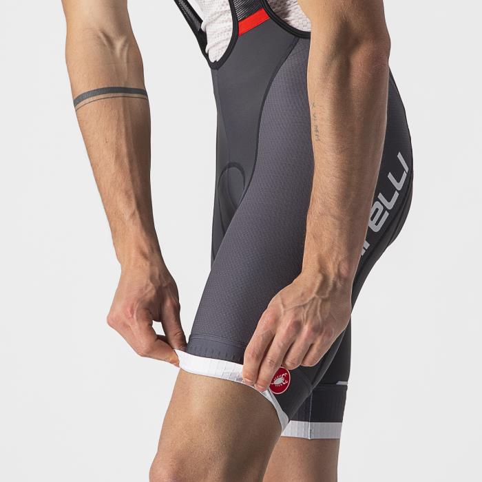 Salopette ciclismo Competizione Kit Bibshort White Gray