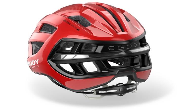 Casco bici Egos Red Comet- Black Shiny Matte