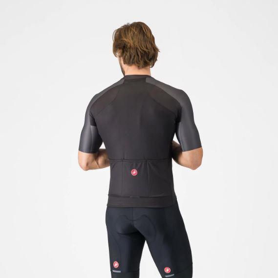 Maglia Ciclismo Entrata 6 Jersey Castelli Black/Dark Grey 