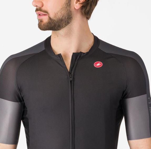 Maglia Ciclismo Entrata 6 Jersey Castelli Black/Dark Grey 