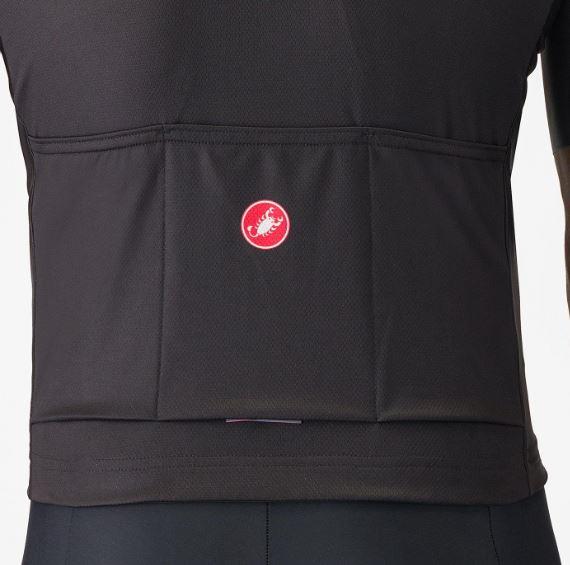 Maglia Ciclismo Entrata 6 Jersey Castelli Black/Dark Grey 