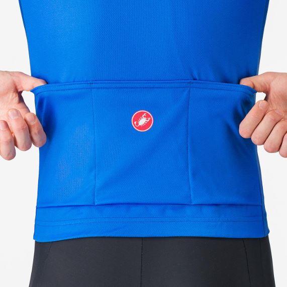 Maglia Ciclismo Entrata 6 Jersey Castelli Azzurro Italia