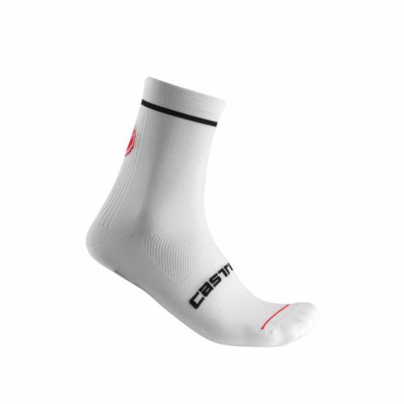Calza Ciclismo Castelli Entrata White