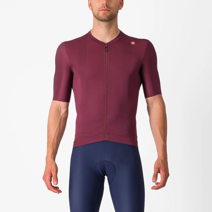 Maglia Ciclismo Uomo Espresso Bordeaux