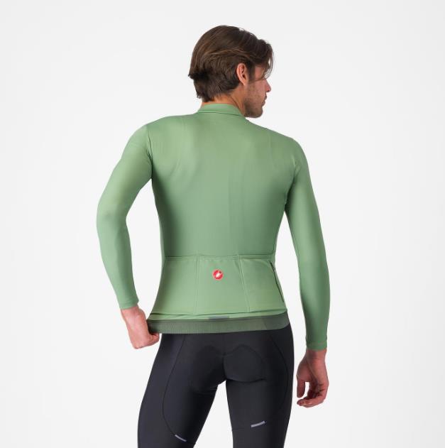 Maglia Ciclismo Espresso Thermal Jersey Green Pepper Castelli