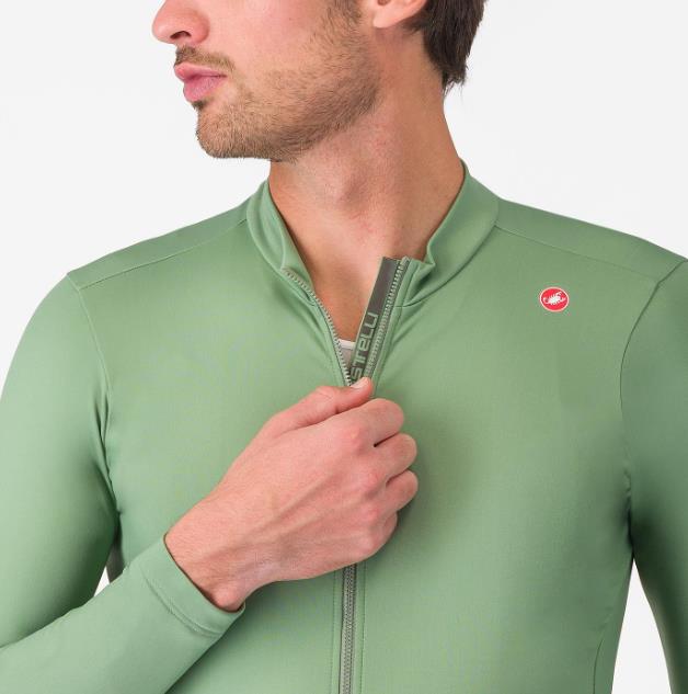 Maglia Ciclismo Espresso Thermal Jersey Green Pepper Castelli