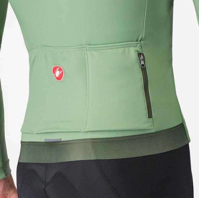Maglia Ciclismo Espresso Thermal Jersey Green Pepper Castelli