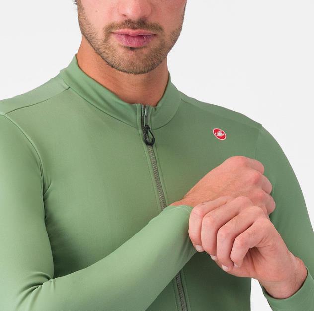 Maglia Ciclismo Espresso Thermal Jersey Green Pepper Castelli