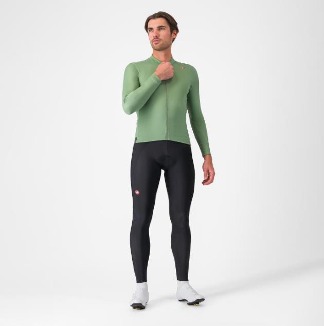 Maglia Ciclismo Espresso Thermal Jersey Green Pepper Castelli