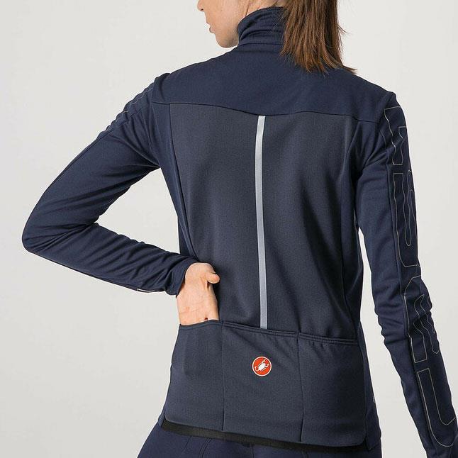 Giacca Iinvernale Ciclismo Transition W Jacket Savile Blue/Bronze