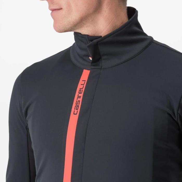 Giacca Ciclismo Uomo Entrata Jacket Light Black/Red