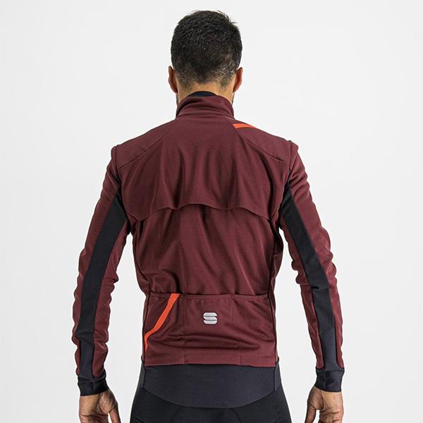 Giacca Ciclismo Uomo Fiandre Warm Jacket Bordeaux