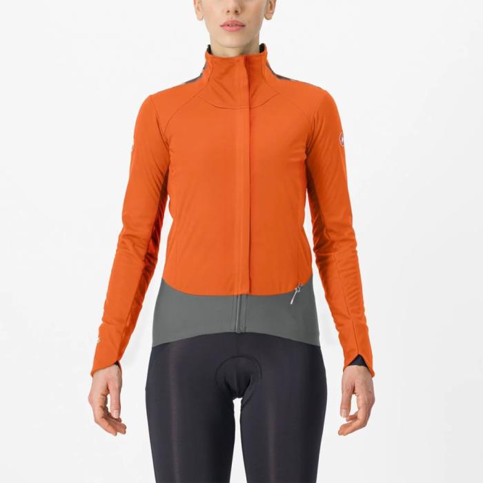 Giacca Ciclismo Donna Alpha Doppio Ros W Arancio