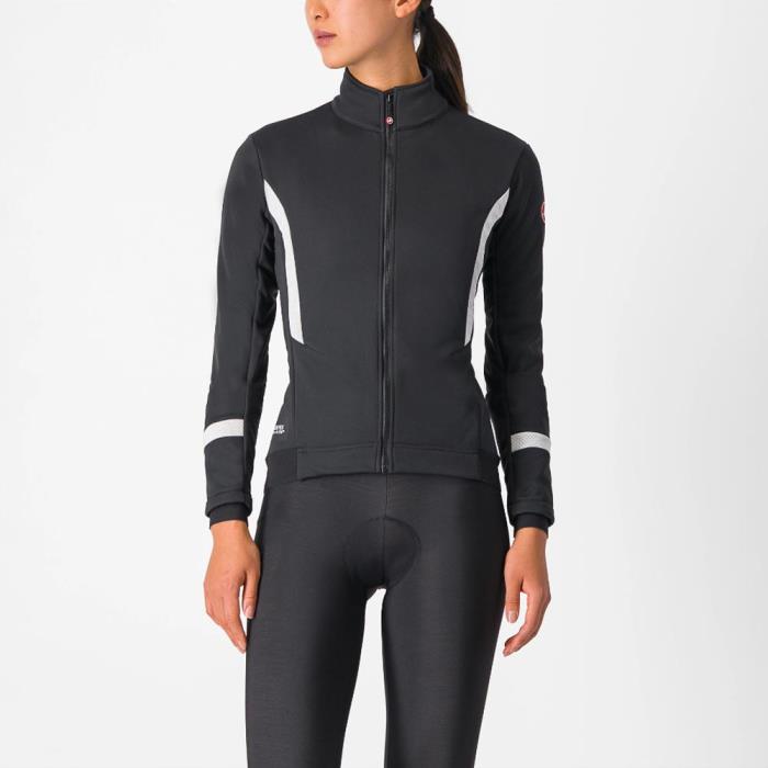 Giacca Ciclismo Donna Dinamica 2 Jacket Light Black/White Reflex