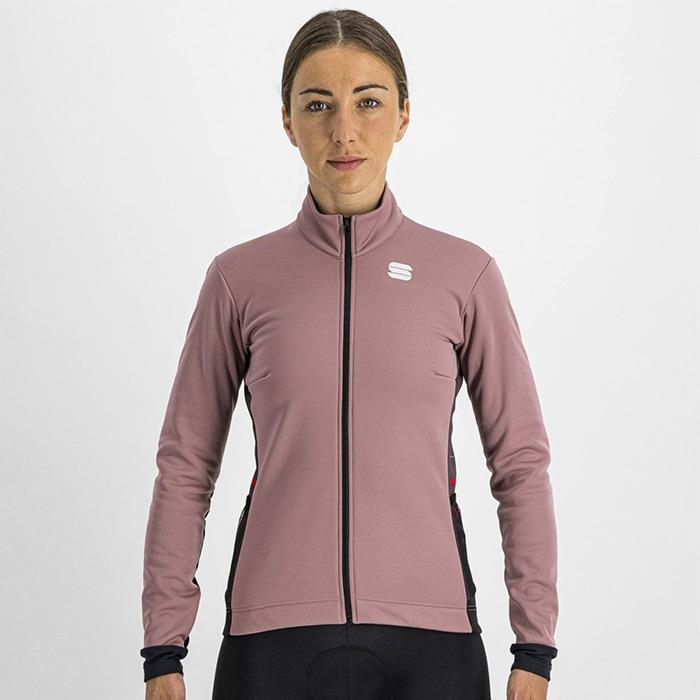 Giacca Ciclismo Donna Neo Softshell JKT Malva/Nero